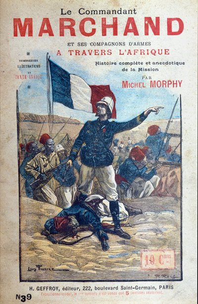 Cover of a history of the Marchand Mission across Africa by Michel Morphy by Louis Tinayre